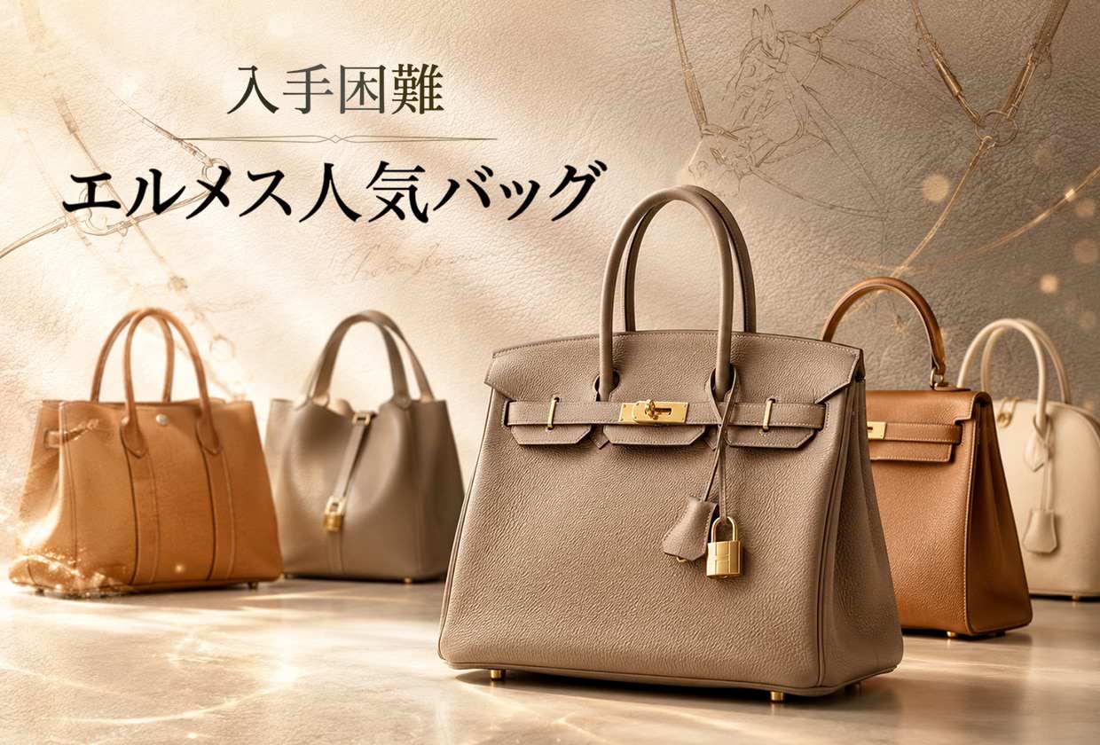 【入手困難】エルメスの人気のバッグランキング|購入する方法も解説