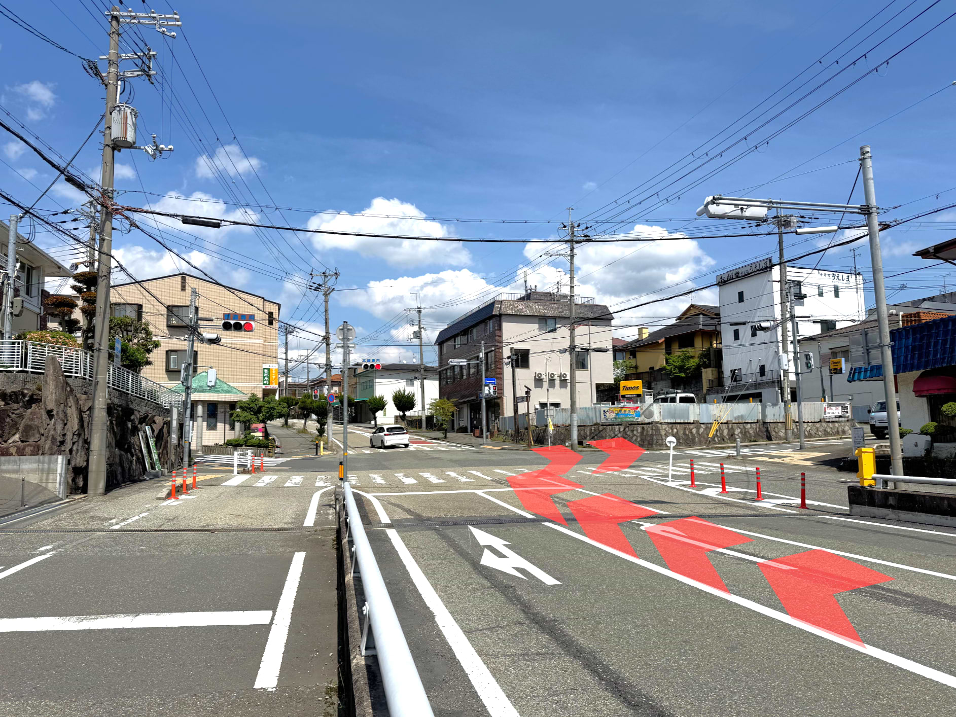 お車でお越しの際は、当店近くのタイムズ畦野駅前第1のご利用が便利です