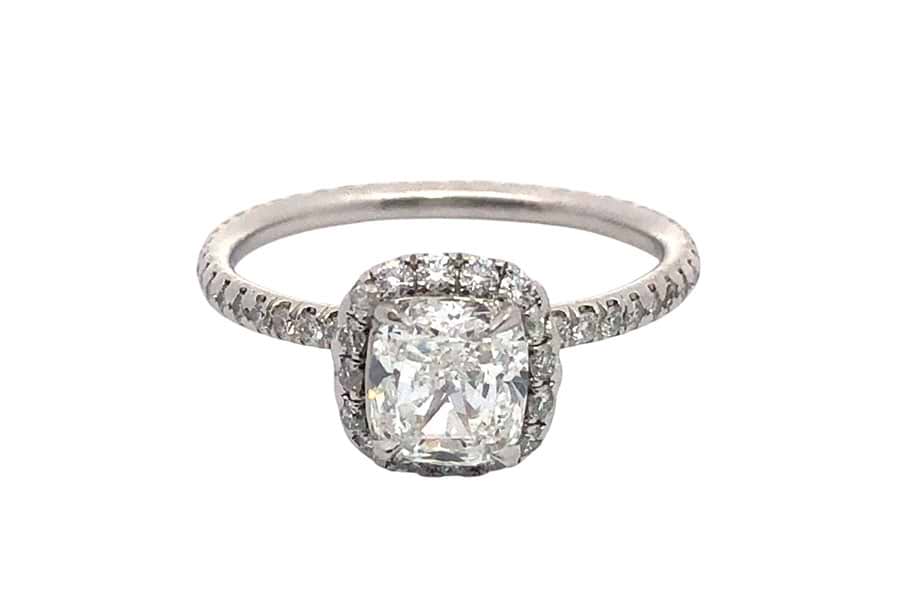 ハリー・ウィンストン マイクロパヴェ リング D1.01ct