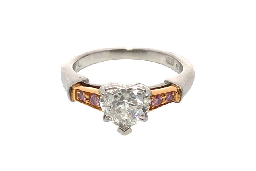 ハリー・ウィンストン ハートシェイプ リング D0.70ct