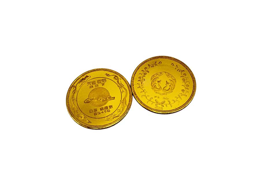 純金メダル2枚セット