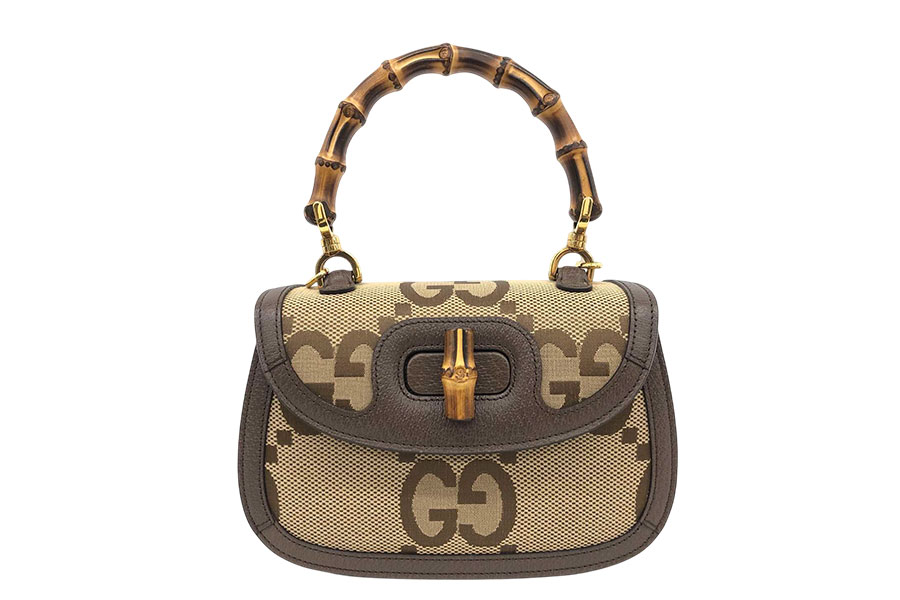 グッチ バンブー 1947 ジャンボGG 2WAYハンドバッグ 675797