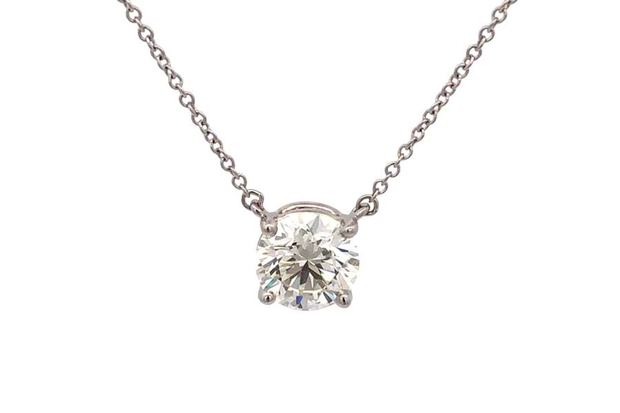 ティファニー ソリティア ネックレス D1.87ct