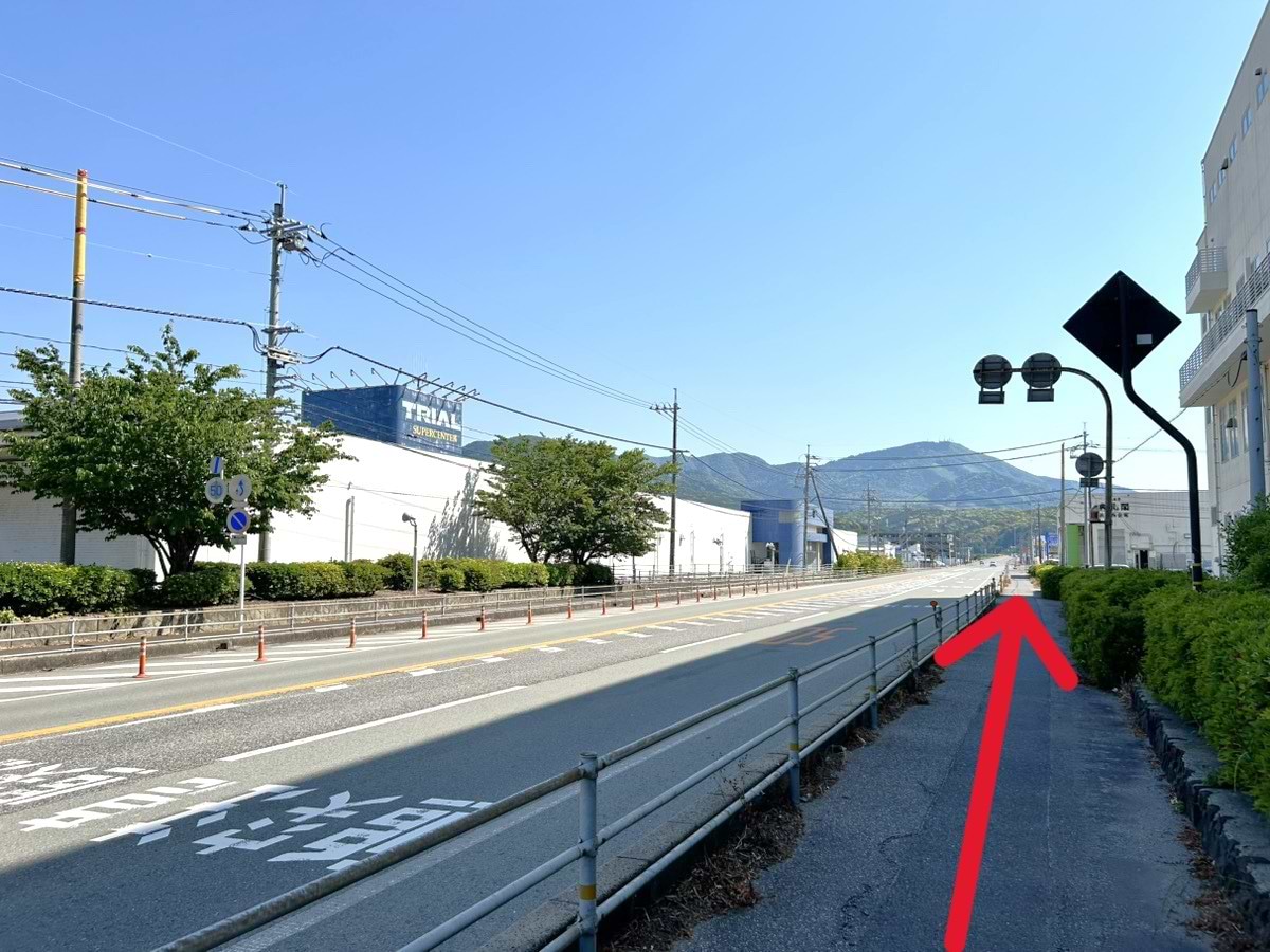 ゆうひライン/国道9号号線沿いを進みます