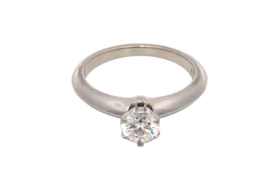 ティファニー ソリティア リング D0.55ct