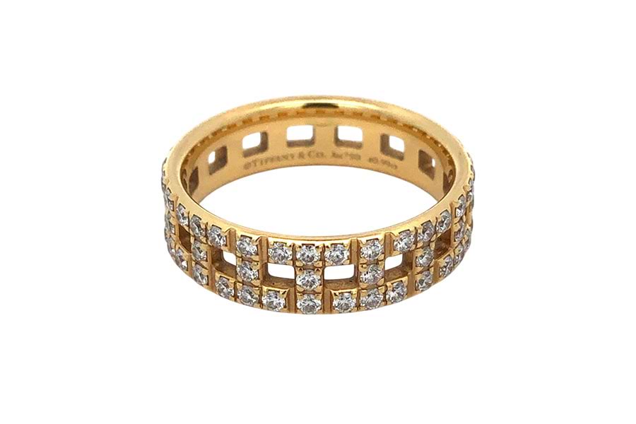 ティファニー Tトゥルー ワイド リング D0.99ct
