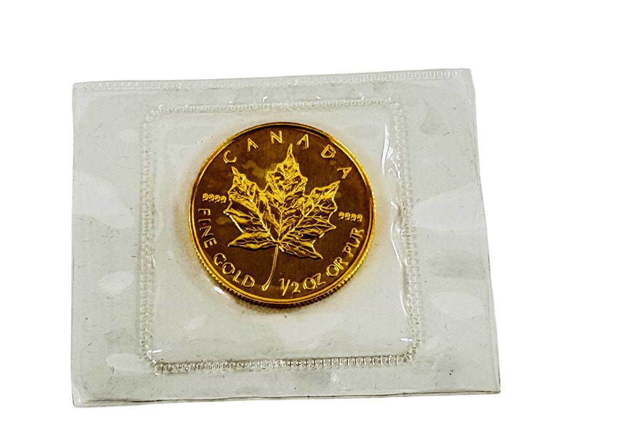 K24IGメイプルリーフ金貨 1/2oz