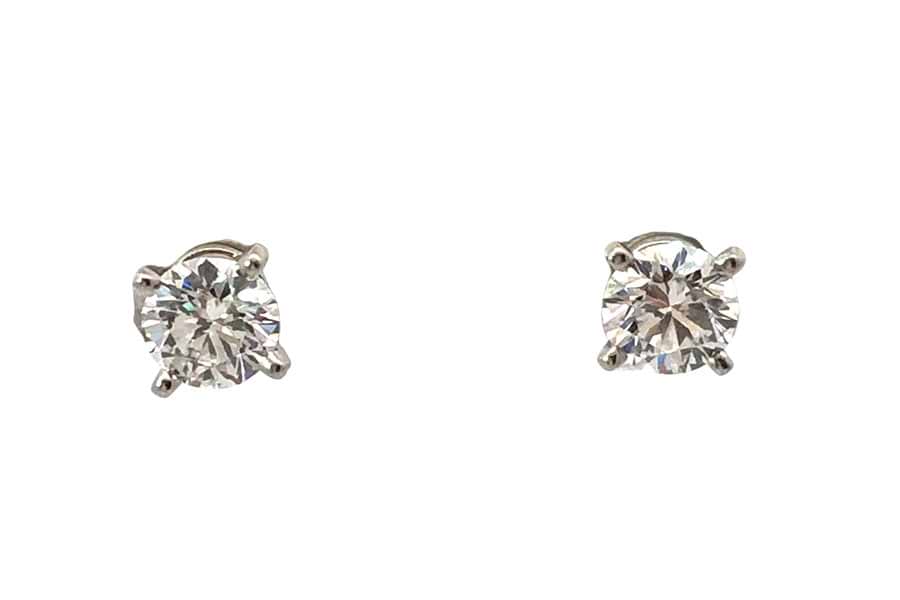 カルティエ ソリテール ピアス D0.50ct