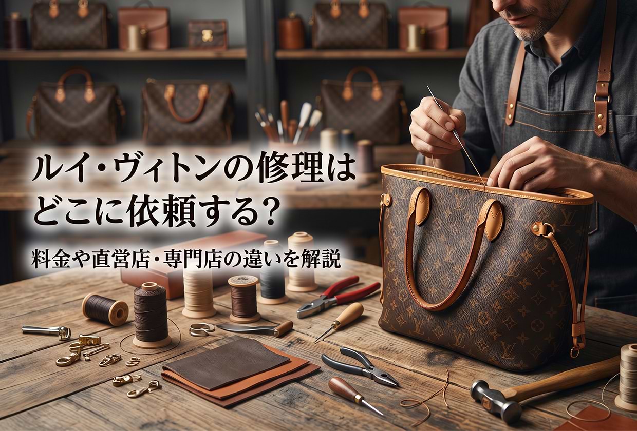 ルイ・ヴィトンの修理はどこに依頼する？ 料金や直営店・専門店の違いを解説