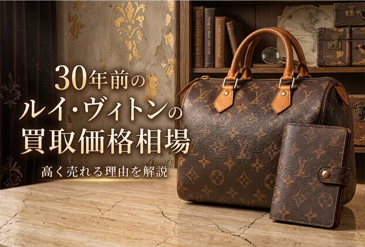30年前のルイ・ヴィトンの買取価格相場|高く売れる理由を解説