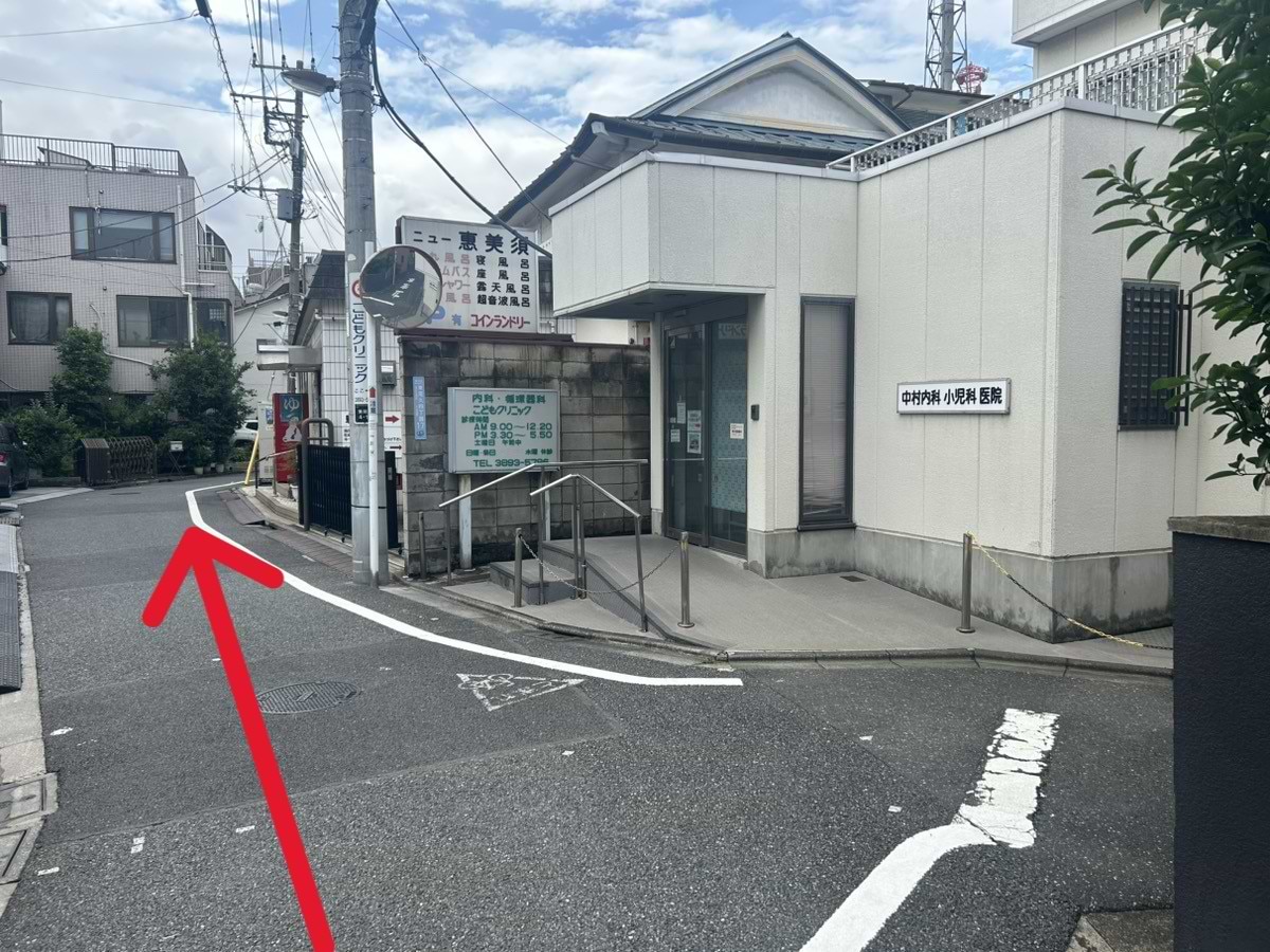 中村内科医院もそのまま通過します