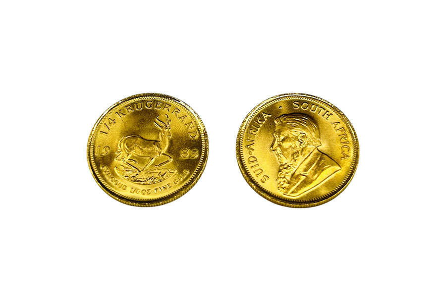 K22 クルーガーランド金貨 1/4oz2枚セット
