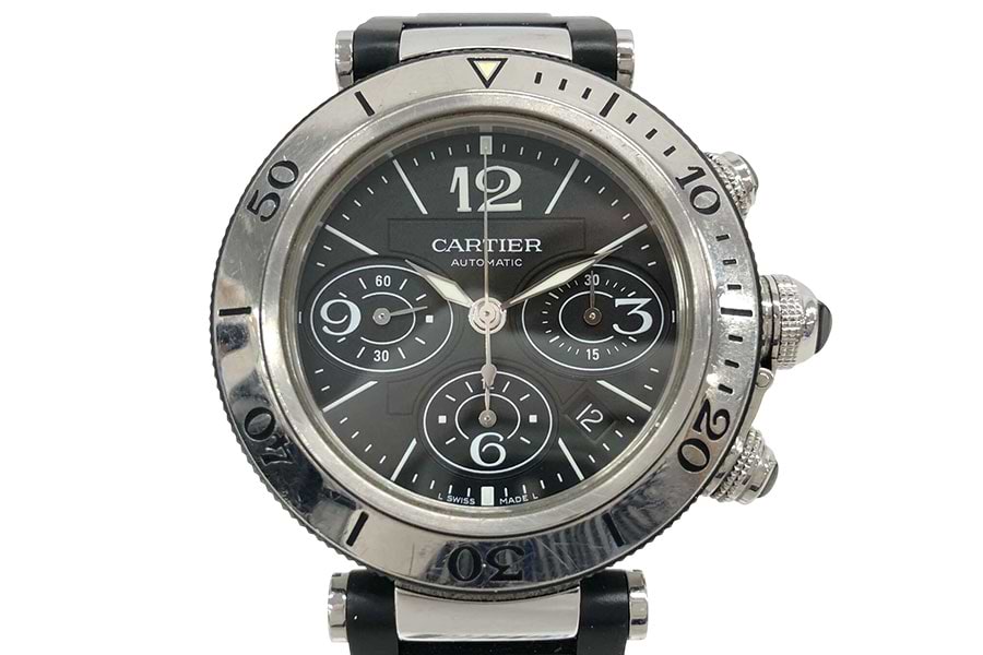 カルティエ パシャ シータイマー W31088U2