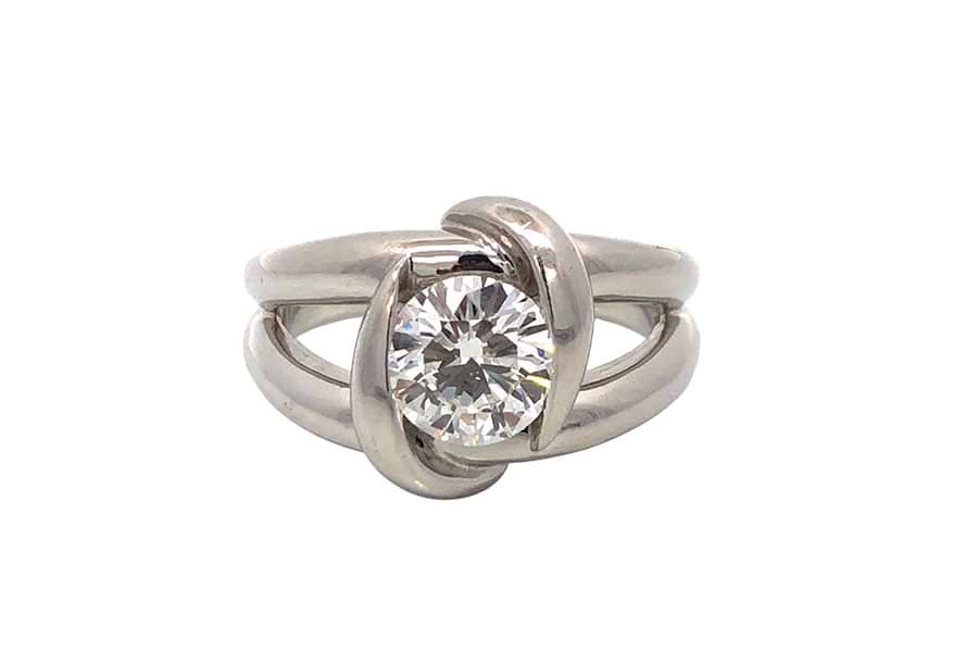Pt900×ダイヤモンドリング D1.551ct