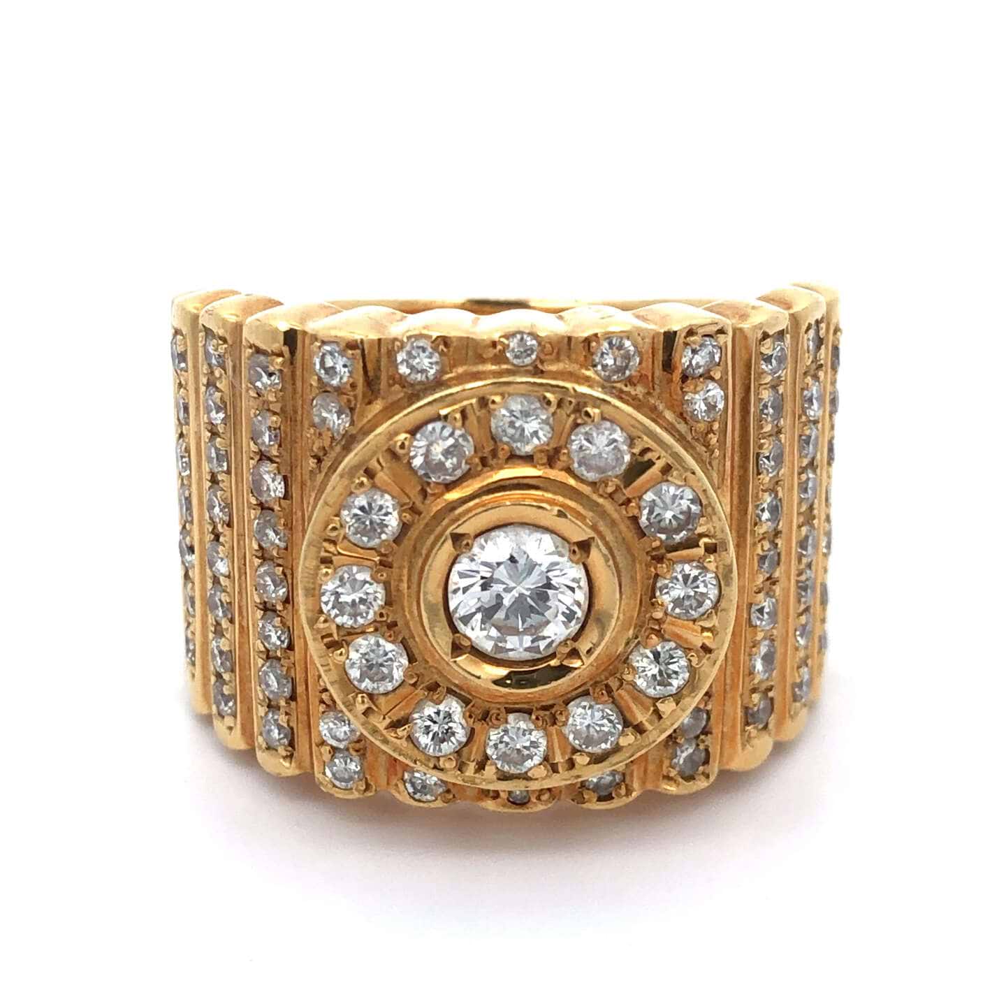 K18×ダイヤモンドリング D0.504ct MD1.68ct