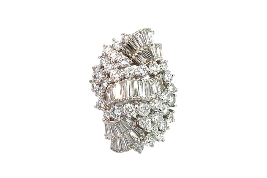 リング Pt900 約10.5号 ダイヤ6.48ct