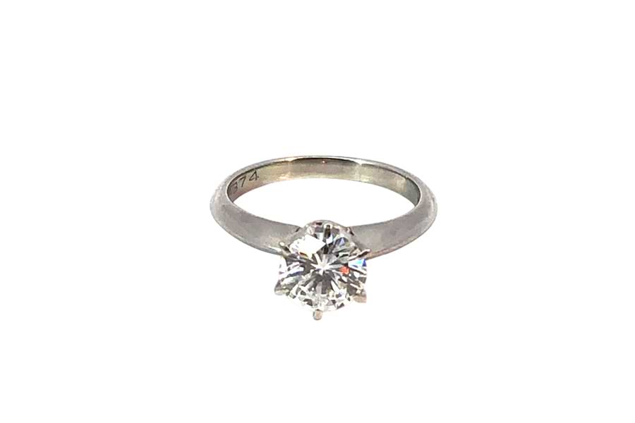 リング Pt900 約9号 ダイヤ1.080ct