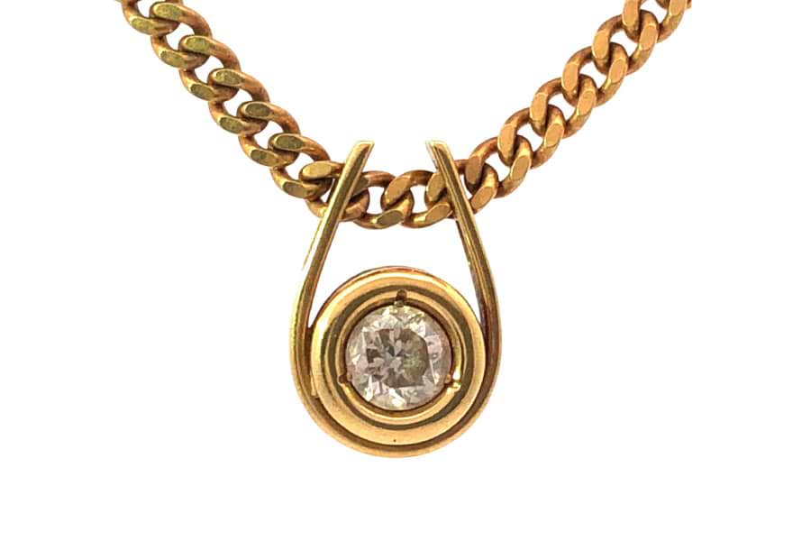 ネックレス D0.37ct