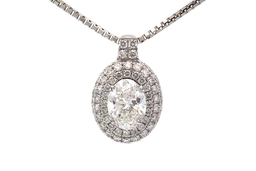 ネックレス D1.00ct D0.70ct