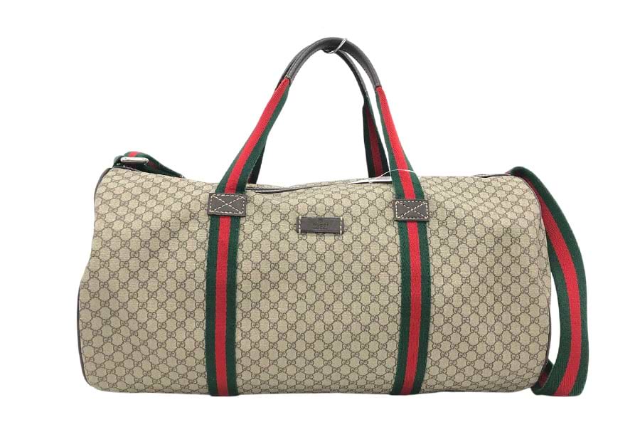 グッチ GGキャンバス シェリーライン 2WAYハンドバッグ