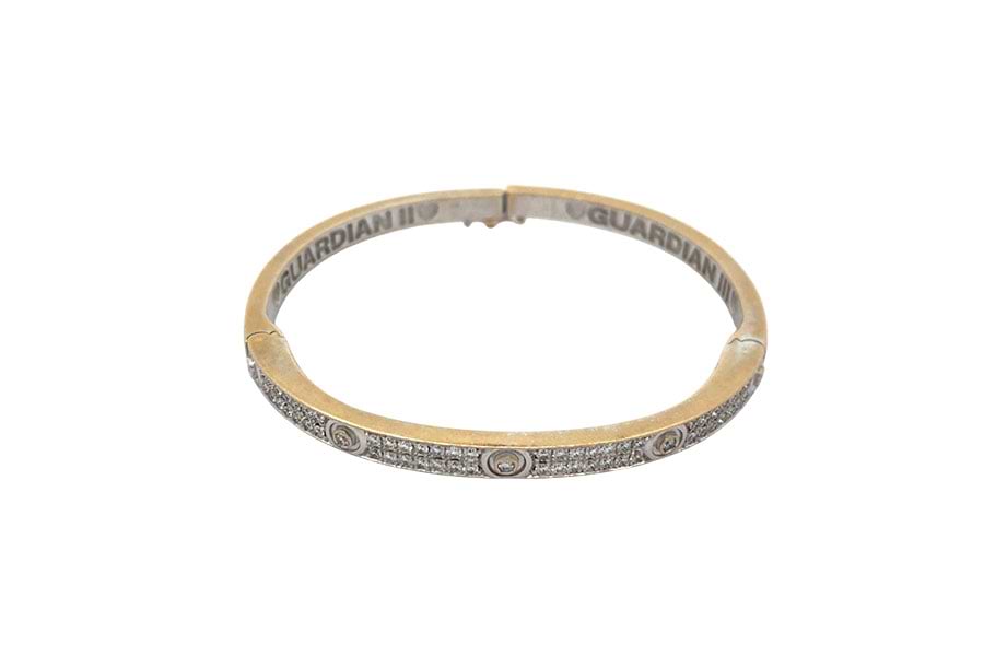 K18WG×ダイヤモンドブレスレット MD2.00ct