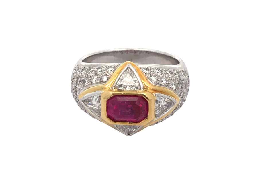 リング D0.86ct D0.67ct