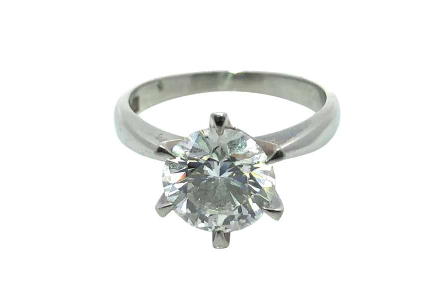 Pt900×ダイヤモンドリング D2.266ct