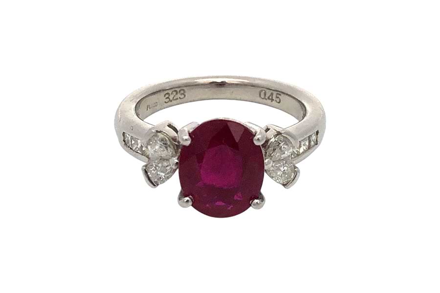 リング D0.45ct
