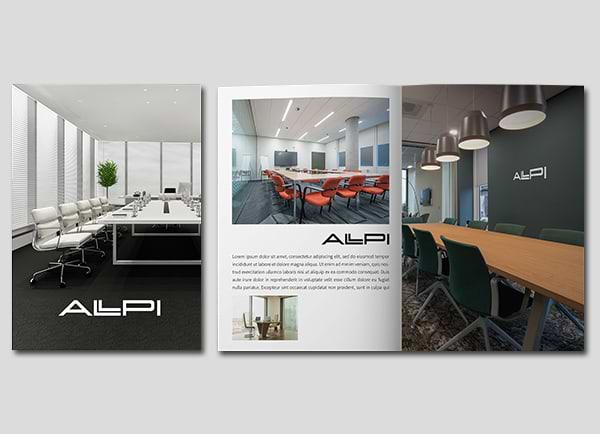 מיתוג עסקי עיצוב חוברות ALPI