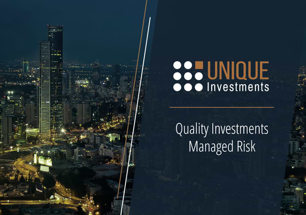 מצגת עסקית Unique Investments & Fintech פרויקט