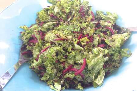 Punchy Crunchy Kale Seed Salad thumbnail