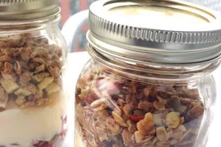 Granola Breakfast in a Mason Jar Recipe thumbnail