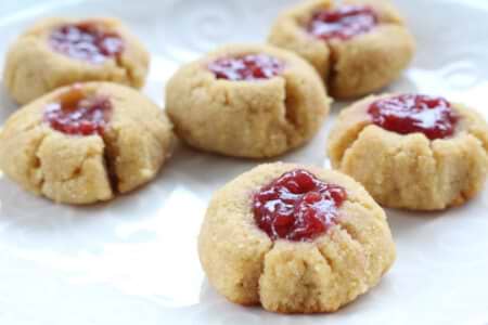 Gluten-free Raspberry Jam Cookies thumbnail