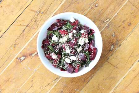 Warm Beet Kale Bowl Recipe thumbnail