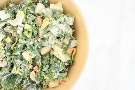 Kale Salad with Creamy Cashew Dressing thumbnail