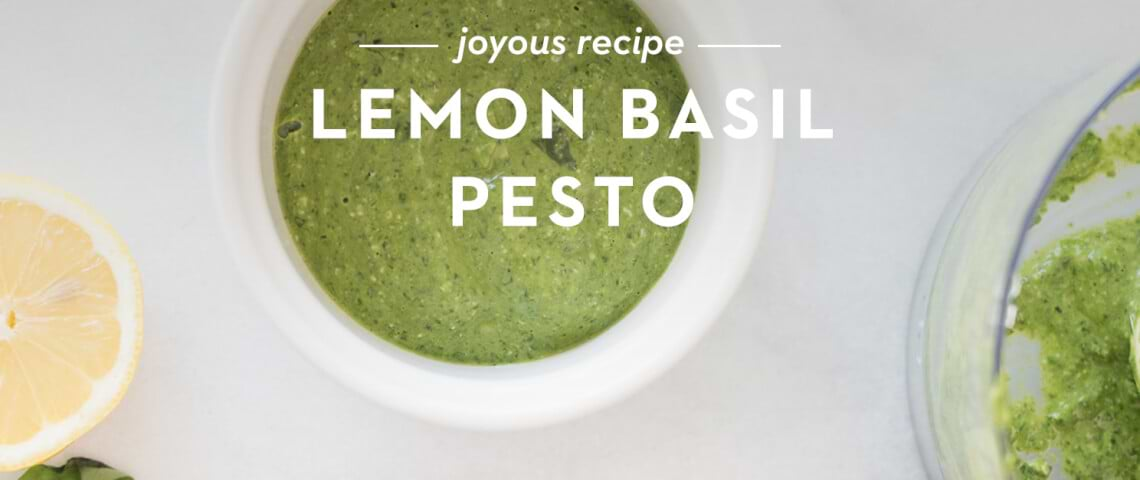 Lemon Basil Pesto