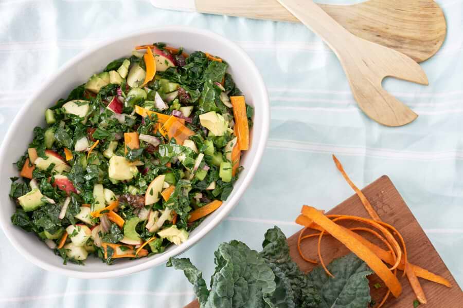 Juicy & Crunchy Kale Salad thumbnail