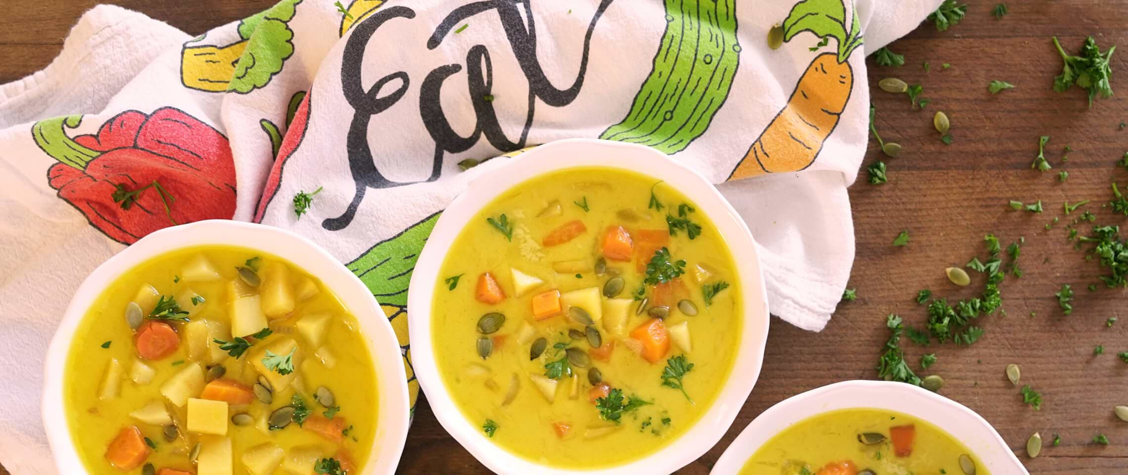 Turmeric Butternut Blender Soup • Joyous Health