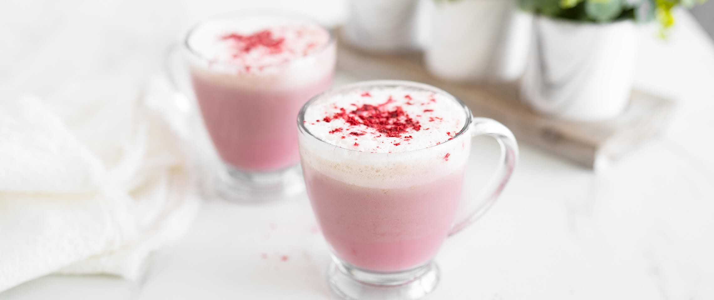 Pink Latte (Hot or Iced) Recipe