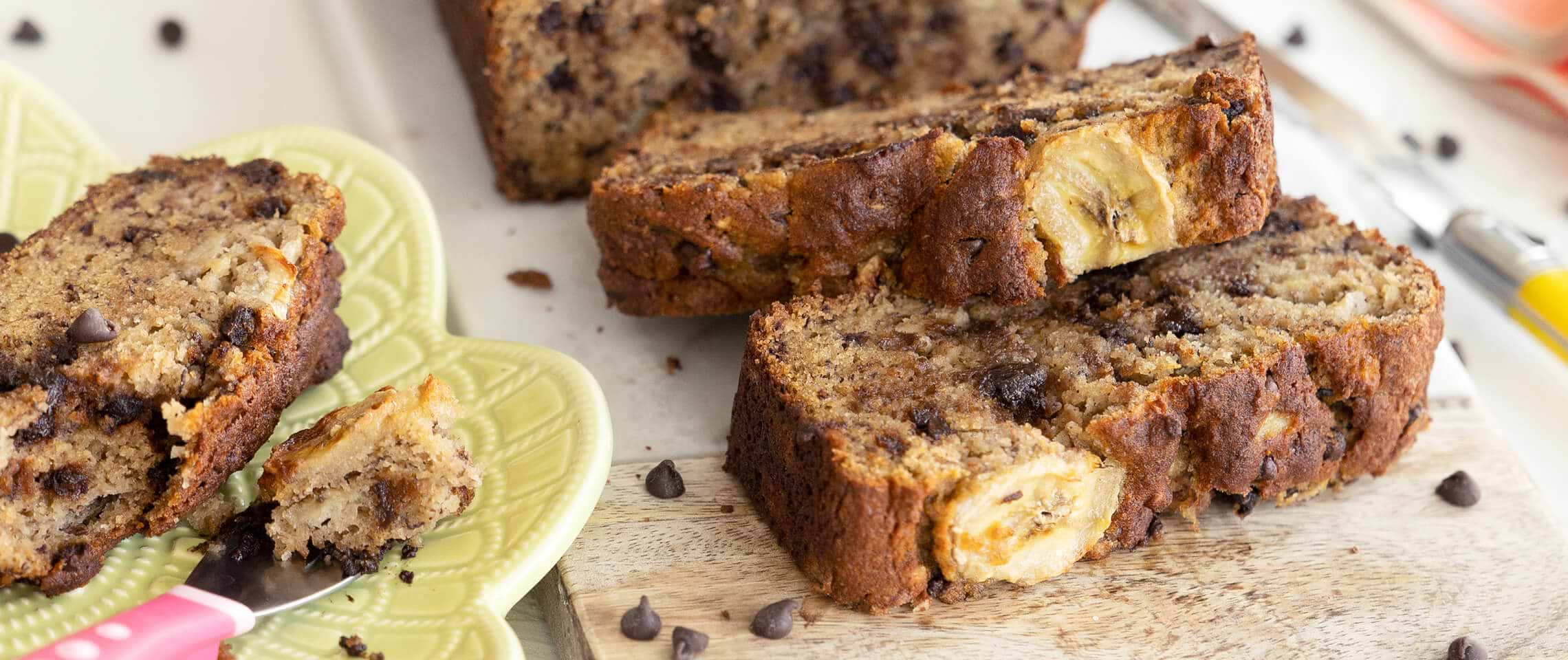 Chocolate Chip Loaf Banana Bread Recipe - OMG! Yummy