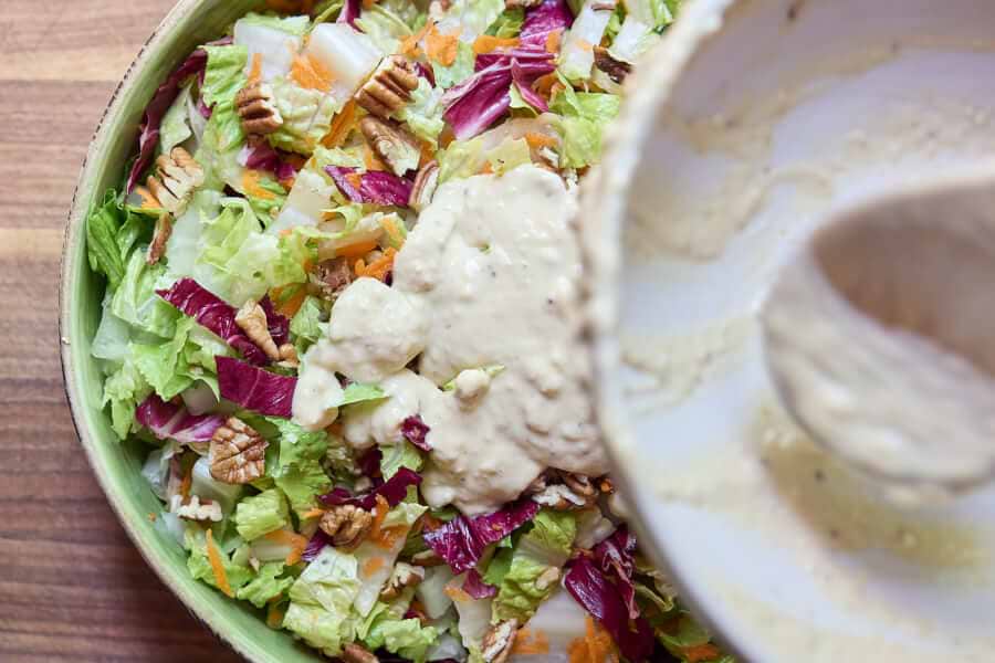 Hummus Salad Dressing: 3 Ways thumbnail