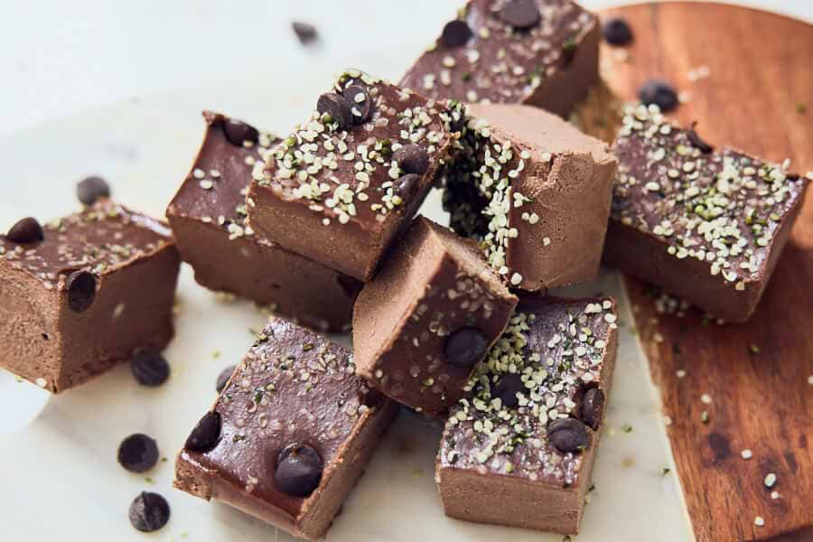 Chocolate Almond Butter Freezer Fudge thumbnail