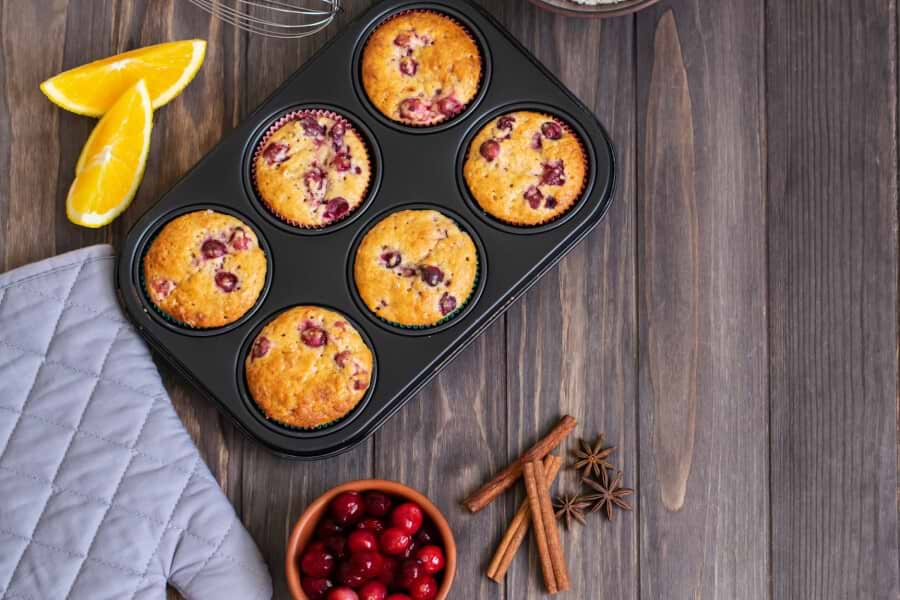 Cranberry Orange Hemp Muffins thumbnail