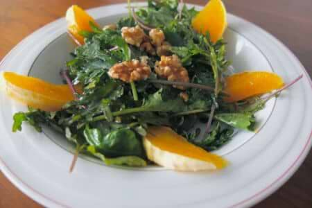 Orange Infused Walnut Kale Salad Recipe thumbnail