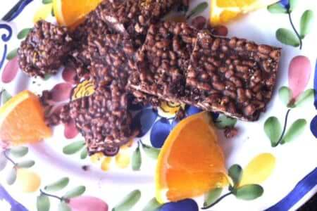 Chocolate Orange Crispy Squares: Raw & Gluten-free thumbnail