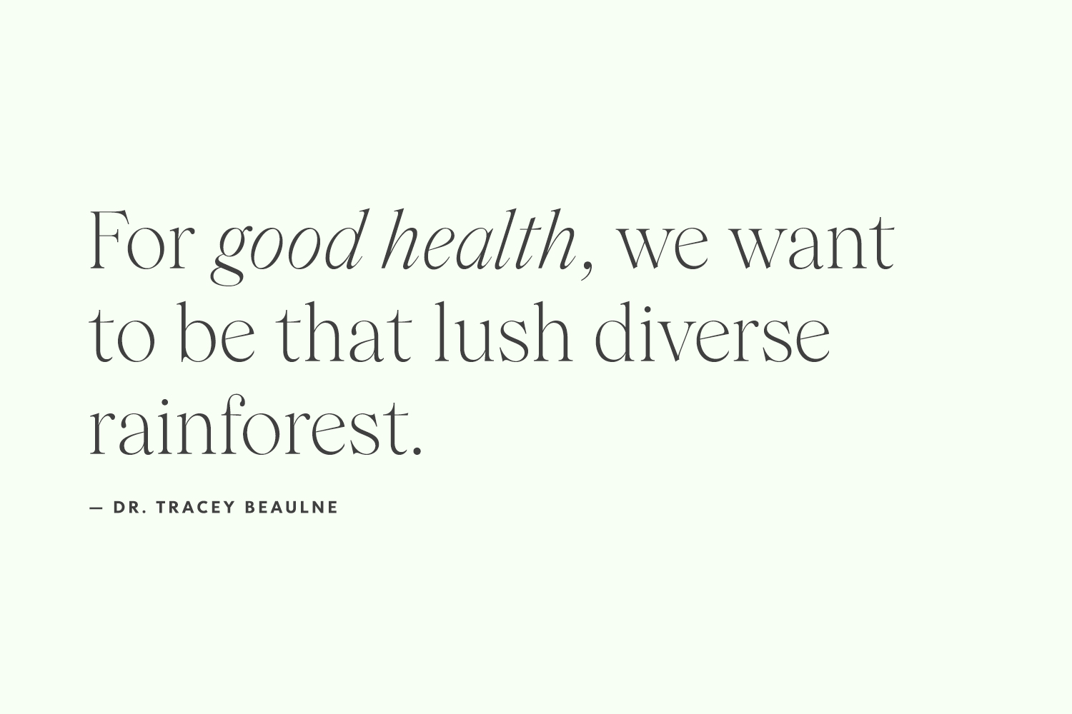 Microbiome quote