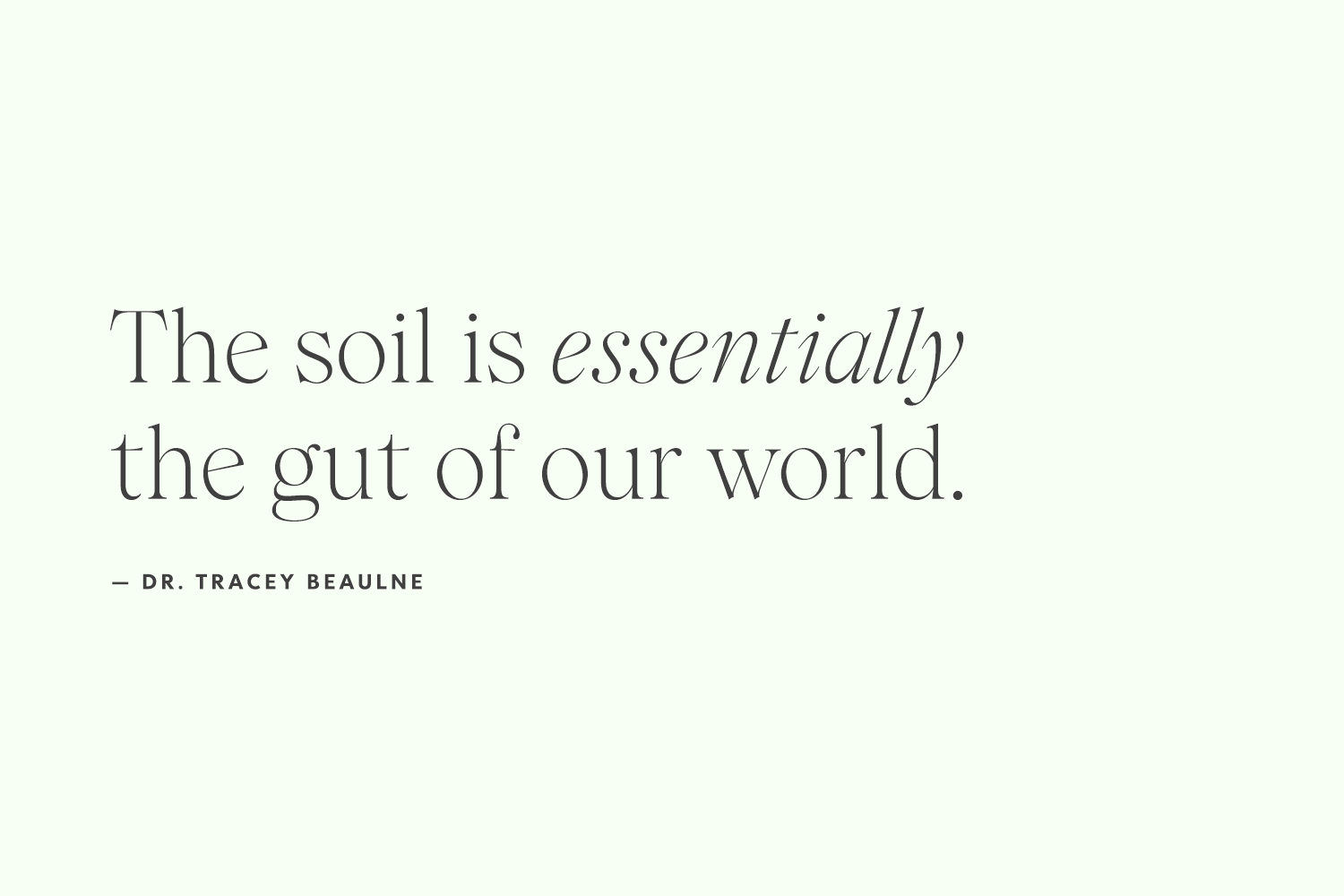 Microbiome quote