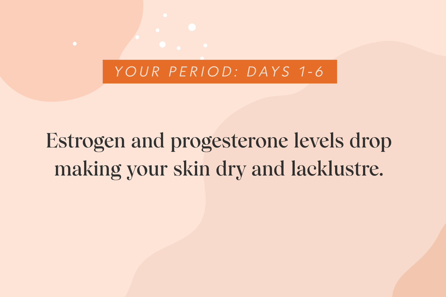 Estrogen and progesterone levels drop.