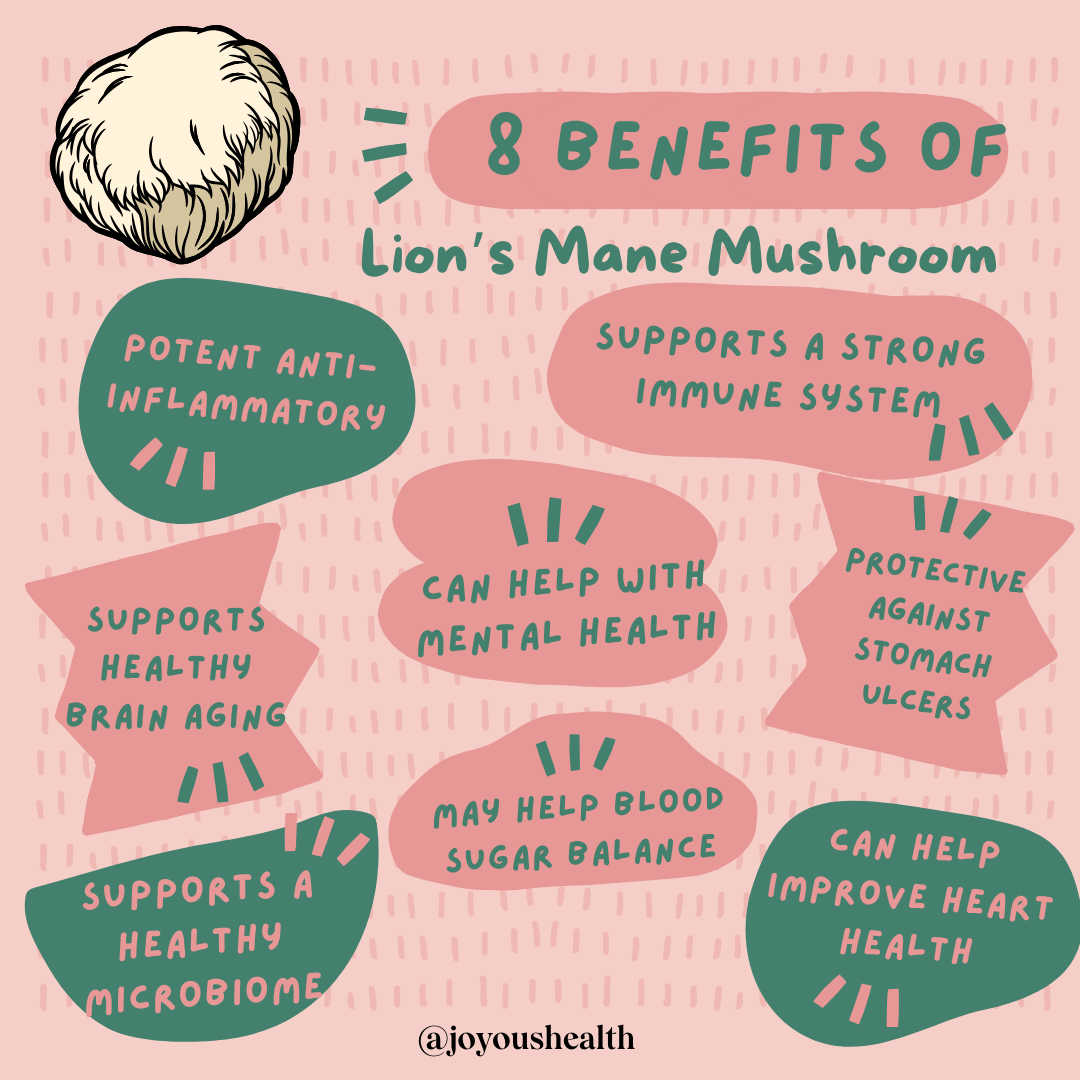 benefits of lions mane