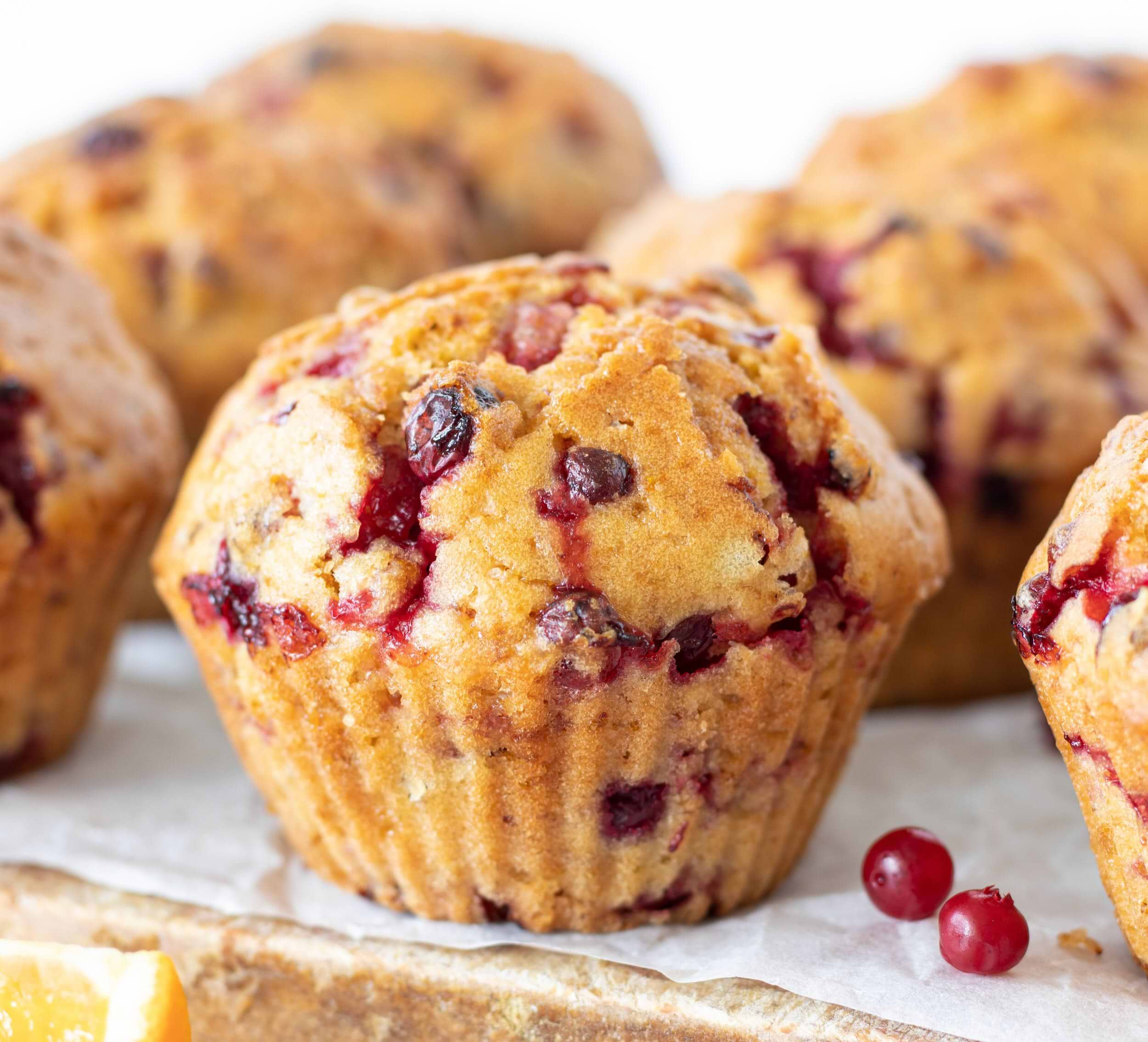 Cranberry Orange Gluten Free Muffins